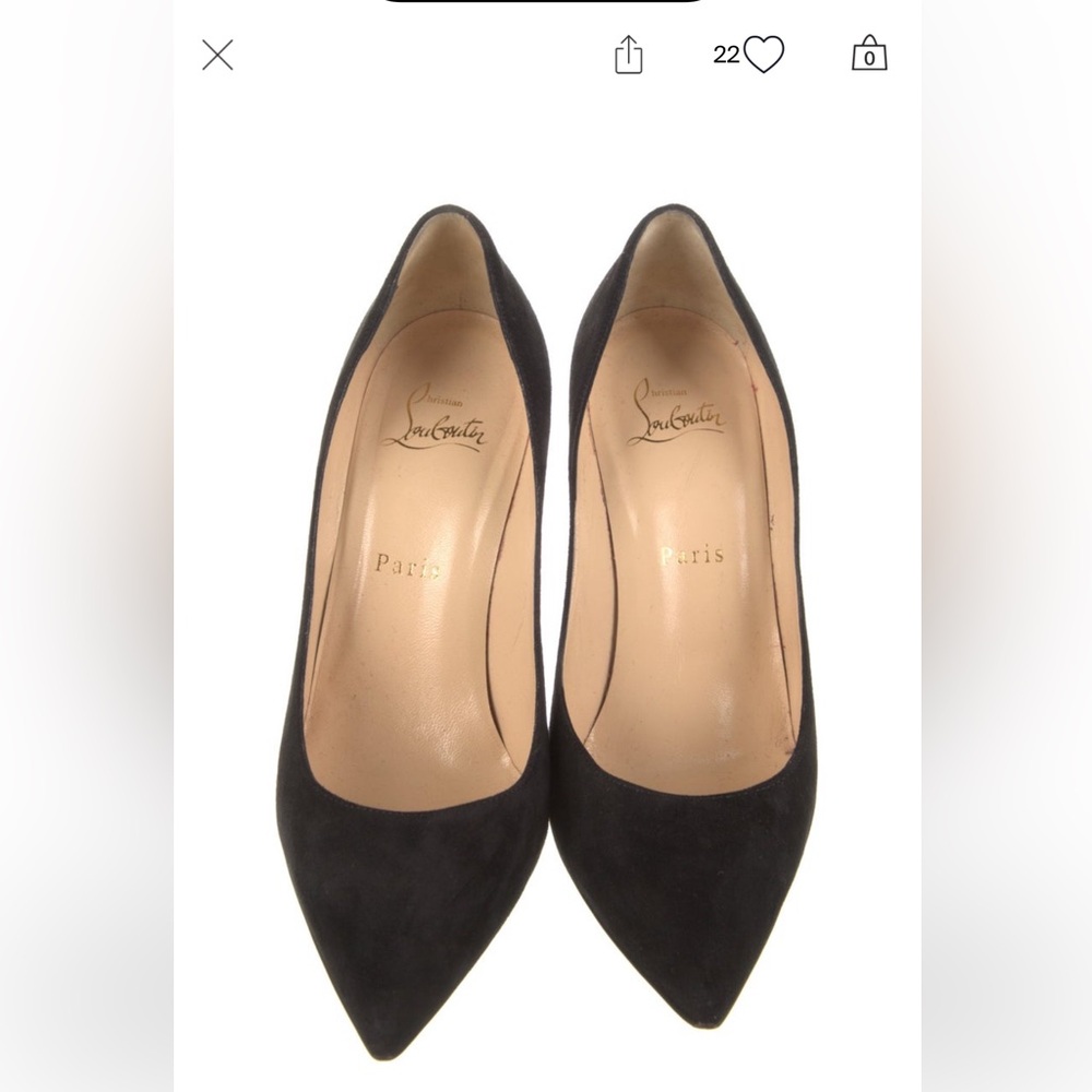 Christian Louboutin Suede Pumps